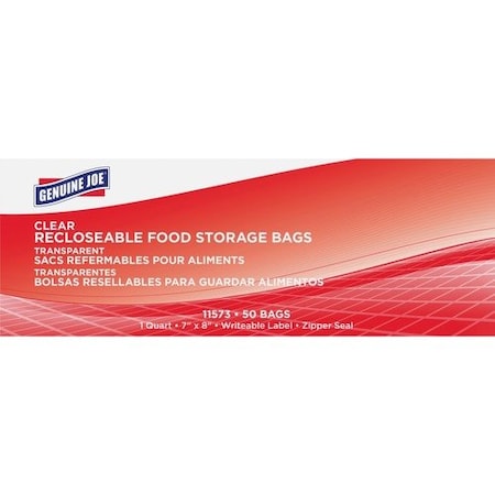 Genuine Joe BAG, QUART, 50 CT, 9PK GJO11573CT